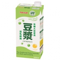 【まとめ買い】マルサン 有機豆ジャン(1ℓ×6本入り)【豆乳飲料】